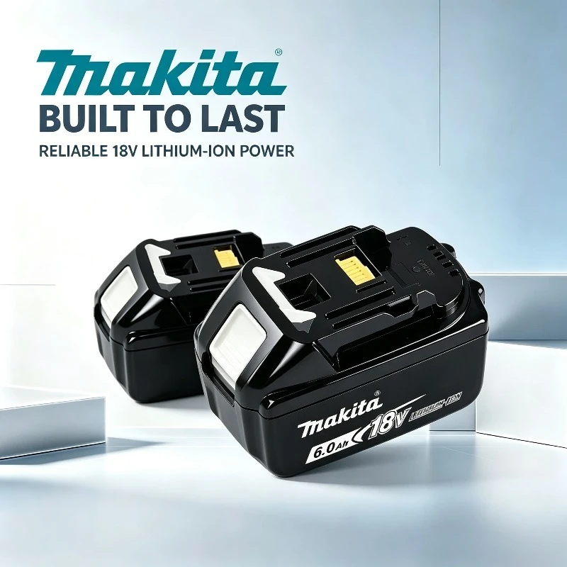 100% Original Makita 18V 6.0Ah Rechargeable Battery for Makita 18V BL1830 BL1830B BL1840 BL1840B BL1850 BL1850B Power Tools