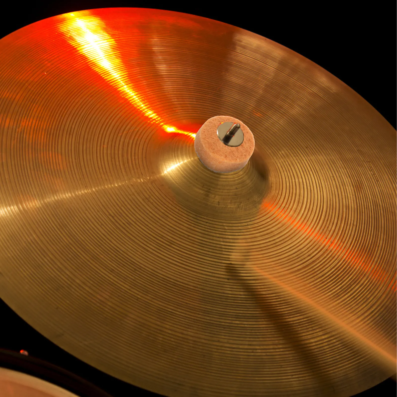 

20 шт. цветных войлочных колец для защиты барабанных тарелок, гладкие, прочные, аксессуары для барабанной установки