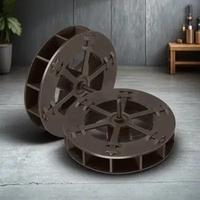 

2pcs Fengshui Resin Ornament Mini Diy Micro Landscape Wheel Table Fountain Running Water Wheel Rockery Water Accessory