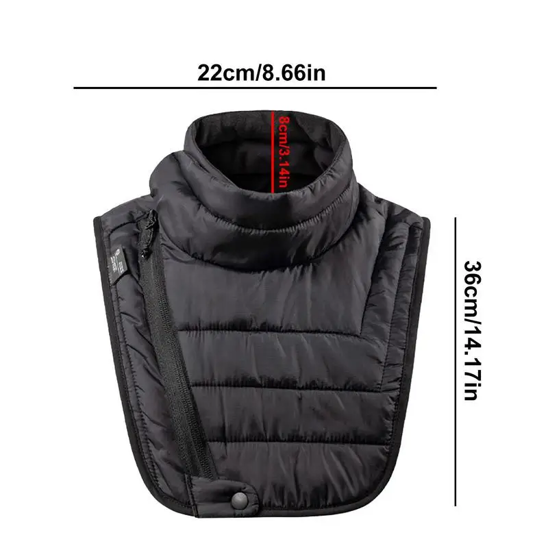 Motorcycle Chest Warmer Waterproof Motorcycle Neck Warmer Women Windproof Cotton Neck Warmer Cold-Proof Riding Chest Protector