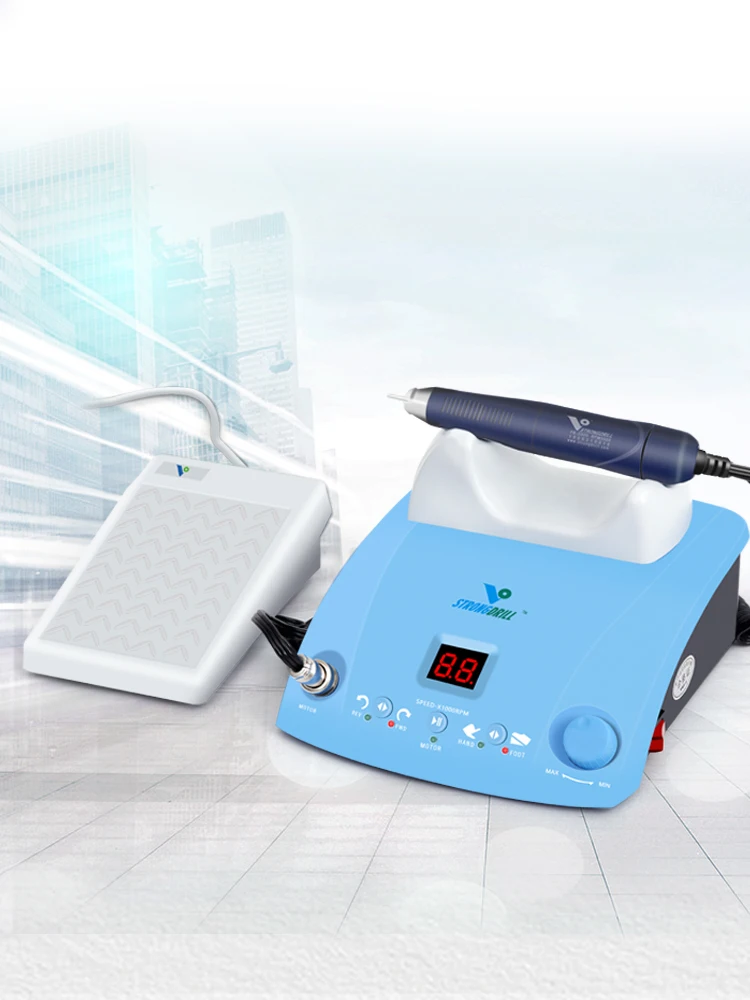 Gratis Levering 50000Rpm Tandheelkundige Laboratorium Microcomputers Sieraden Jade Gepolijst Borstelloze Handstuk Snelheid Scooter Qz60 + Q9 - afbeelding 2