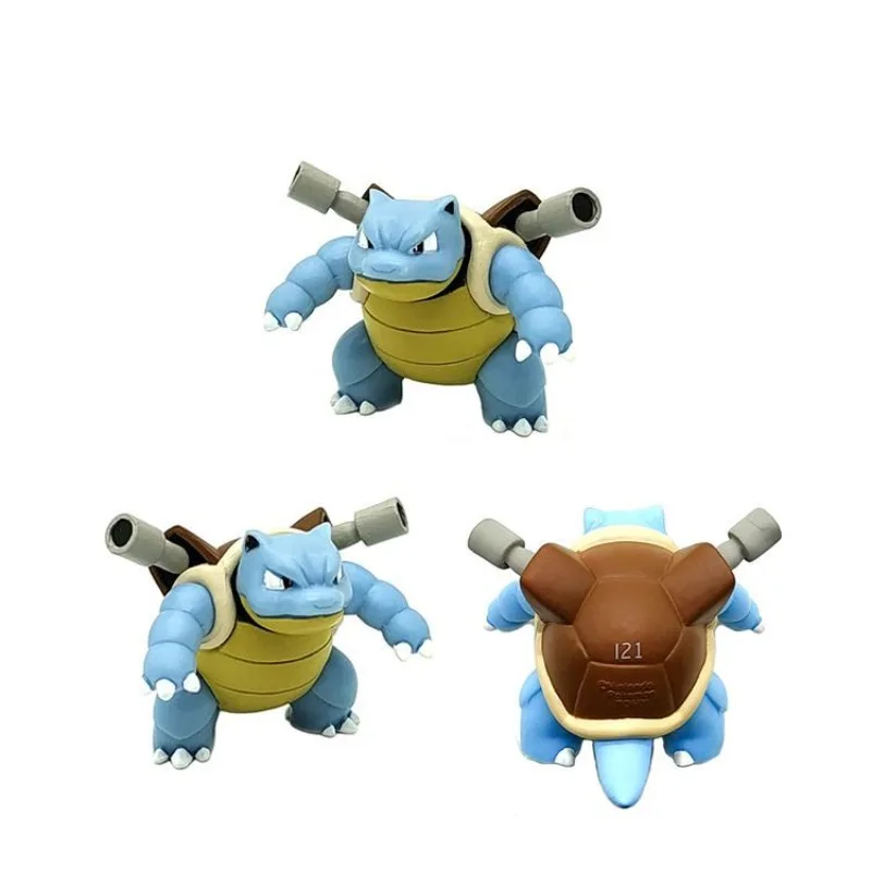 

TAKARA TOMY Pockmarked Pet Elf Pokemon Arrow Turtle height 5 cm toy ornaments without boxes.