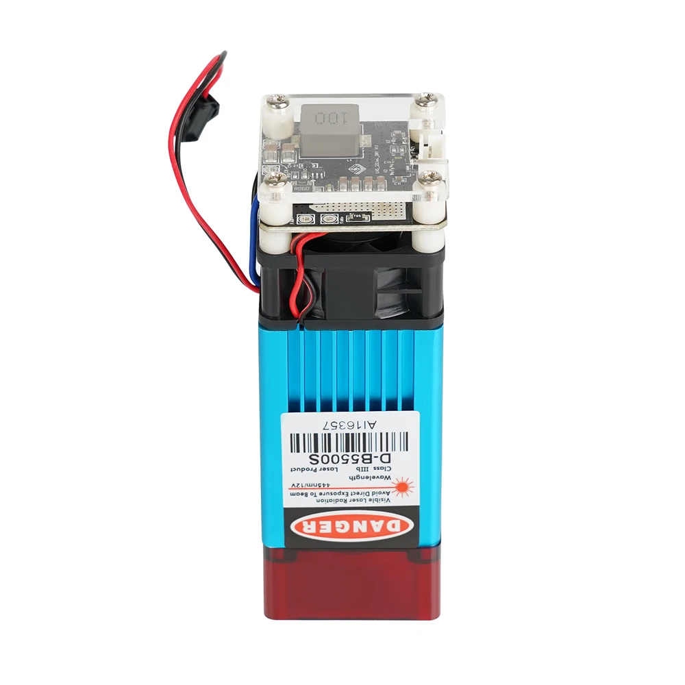 TWOTREES LD+FAC Fixed Focus Laser 5.5W 450nm Continuous Laser Fast High Precision Diode Cut Engraver 40W Laser Head Module