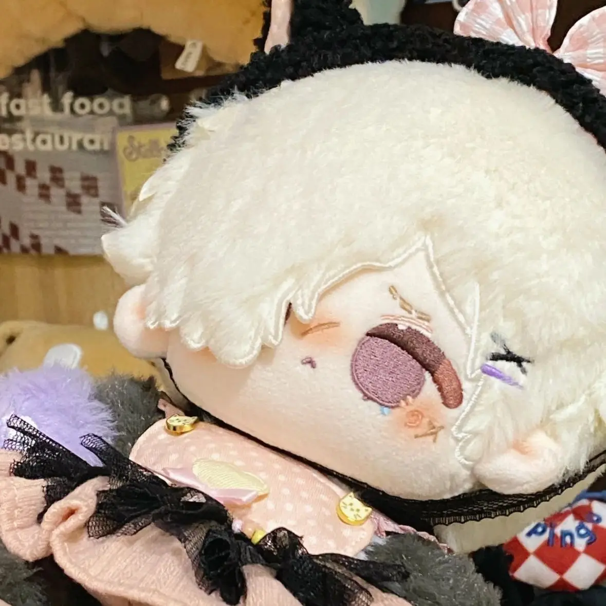 

Stuffed 20cm Game Anime Identity V Gravekeeper Andrew Kreiss Body Plush Doll Toy Soft Dress Up Cotton Adult Kid Gift
