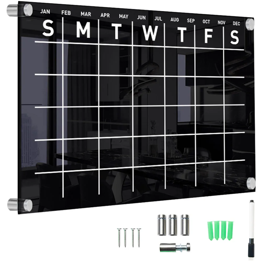 

Message Note Board Erasable Wall Calendar Memorandum Clear for Acrylic Whiteboard Weekly