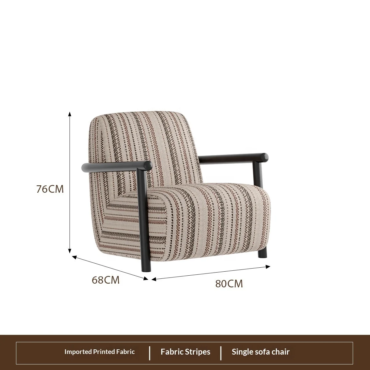 

Vintage Light High-end PU Living Room Bedroom Balcony Casual Designer Style Home Furniture Sofa Chair