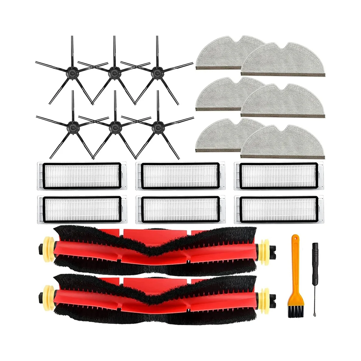 Для S4 S5 S6 E4 E20 S6 Pure E4 S4 Max S6 MaxV S5 Max S4, E2, E3 E5 E25 E35 S50 Вакуумная щетка с фильтром Швабры