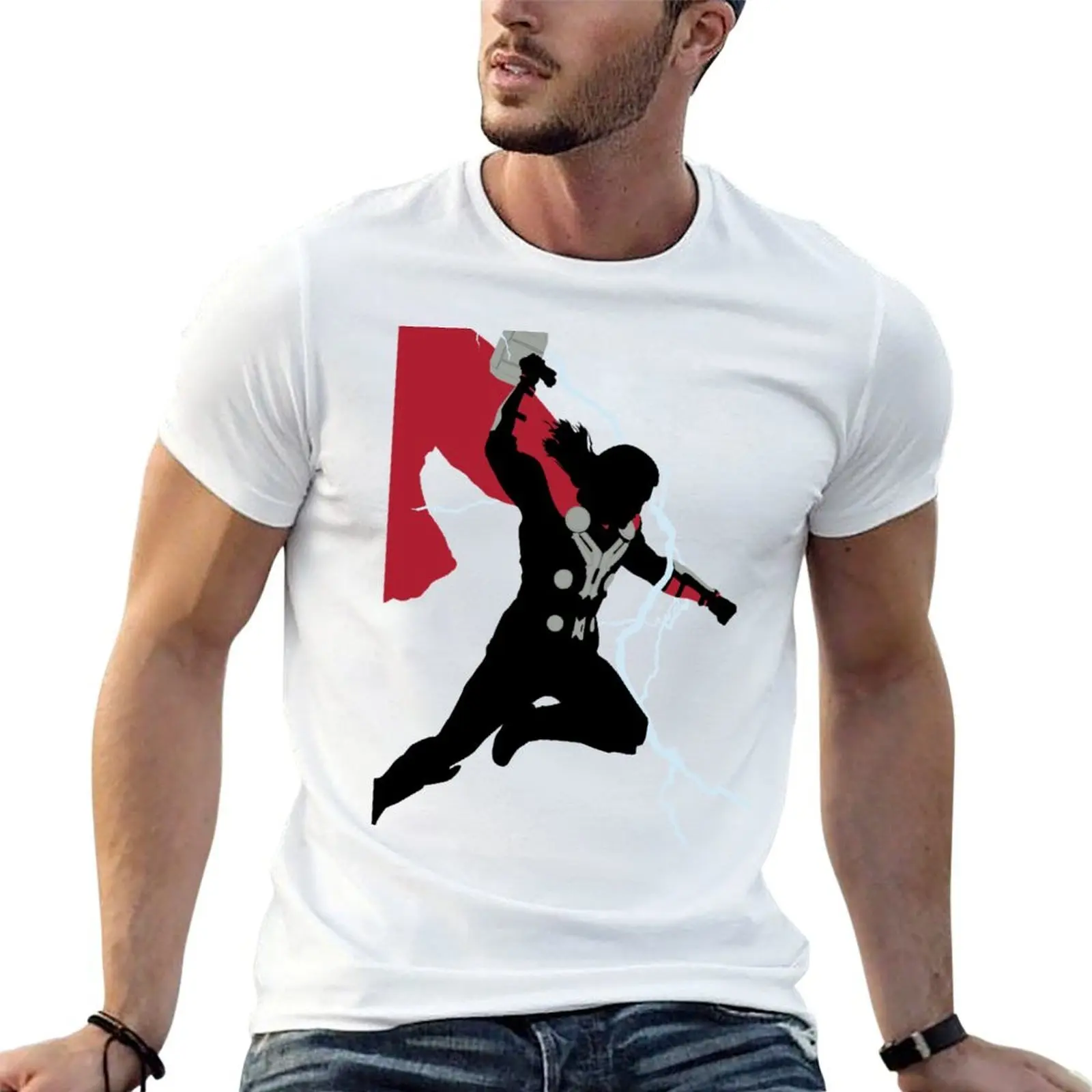 God of Thunder T-Shirt t shirts designer t shirt man plain t shirt man luxury T-shirt