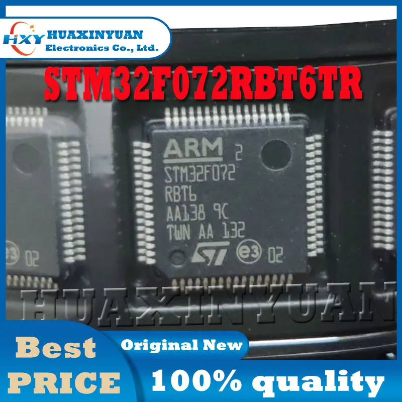 1PCS/LOT STM32F072RBT6TR LQFP64 STM STM32F0 STM32F07 STM32F072 STM32F072R STM32F072RB STM3 New and Original  Ic Chip In Stock IC