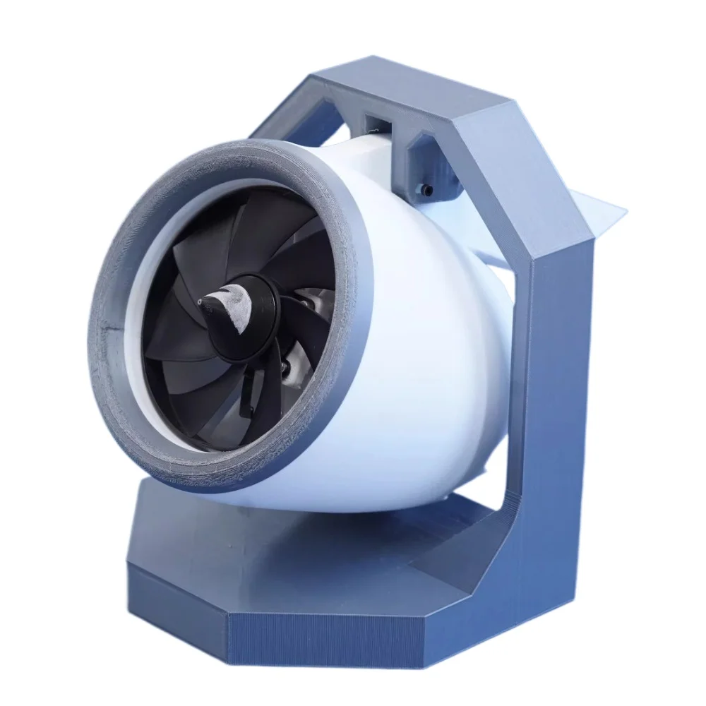 Turbofan Engine Model PLA 3D Printed Aircraft Aviation Engine Model Can Be Rotate Collection Toys Gift