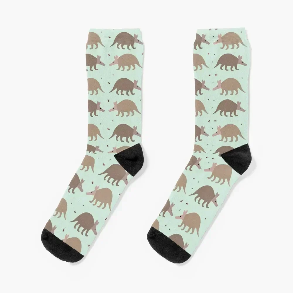 

Aardvark Pattern Socks with print Sports kawaii Soccer Socks For Men Women's