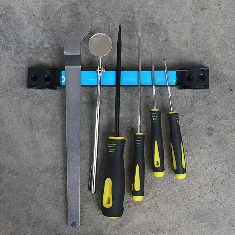 Magnetic Tool Holder Heavy-duty Magnet Tool Bar Strip Rack Space-Saving & Strong Metal Organizer Storage Rack for Knife Wrench