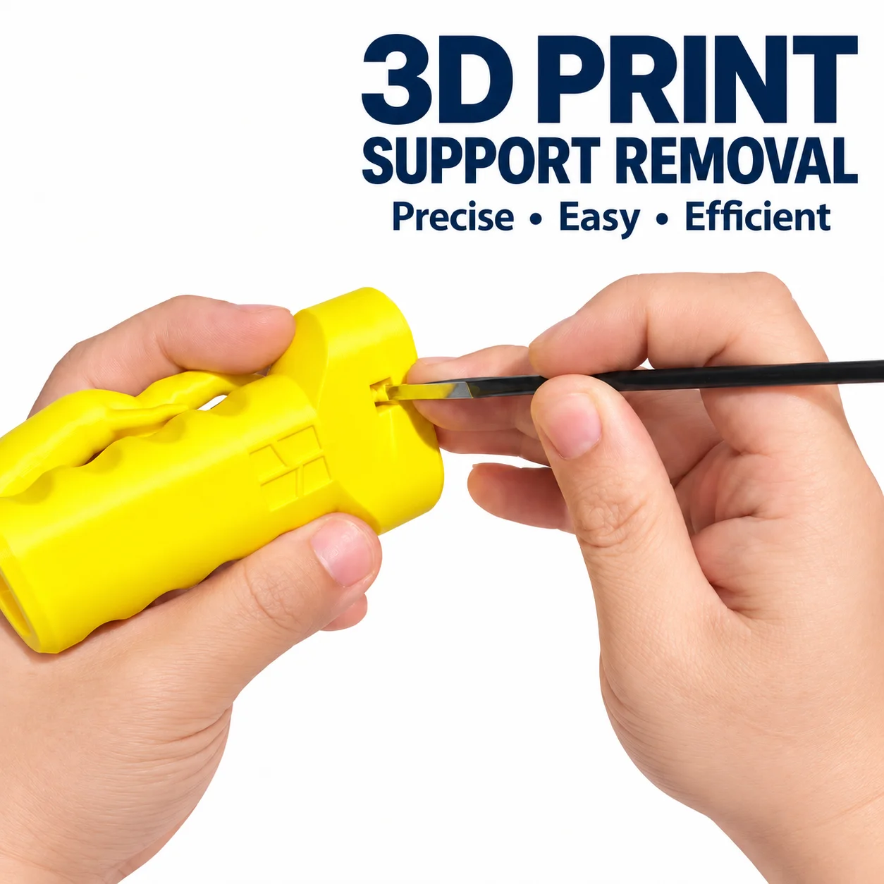 3PCS 3D Print Support Removal Tool Kit Precision Cleaning Scraper Set for PLA ABS Resin Printed Models with Plastic Storage Box