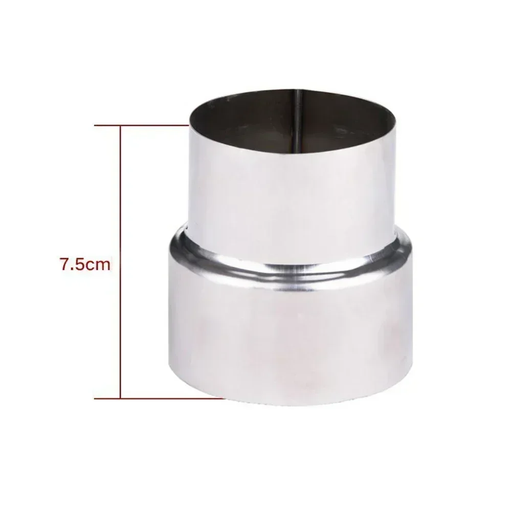 1pc Stainless Steel Flue Liner Increaser/reducer Stove Pipe Reducer Home Improvement Chimney Replacement Accessories