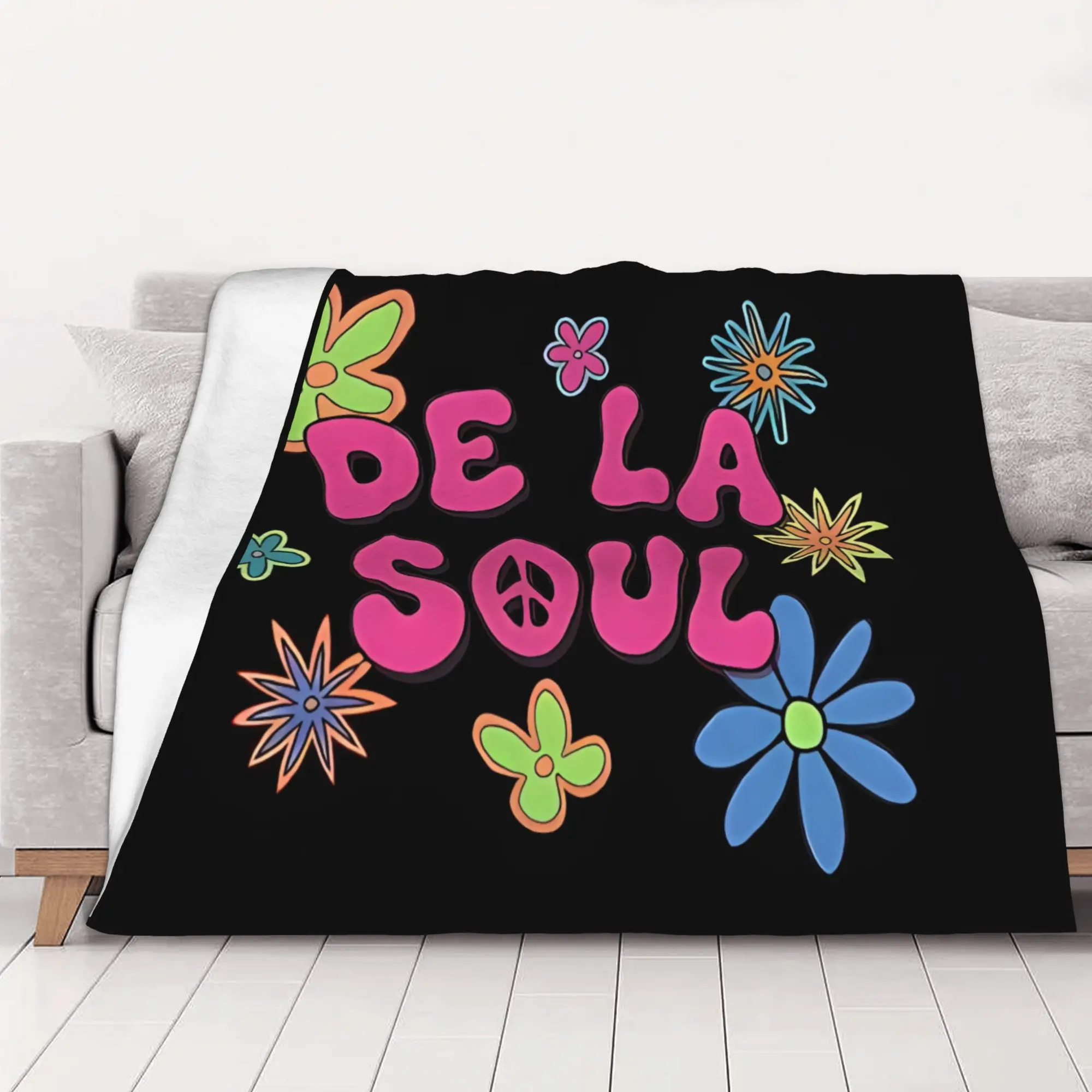 1PC home Cutecore Classic De La Soul Blanket Super Cosy Plush Home Living Room Sofa halloween