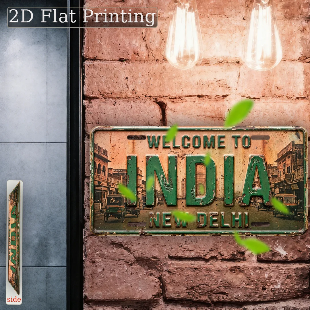 2D плоская печать, 1 шт., Ретр – обзор и цена Home Decor Delhi