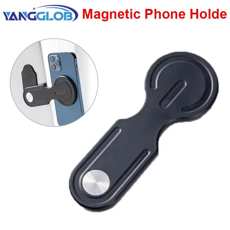 

Магнитный держатель для телефона, вращающийся держатель для смартфона, ноутбука, заднее крепление для Magsafe iPhone 16, 15, 14, 13, 12 Pro Max, аксессуары для ноутбуков, подставка