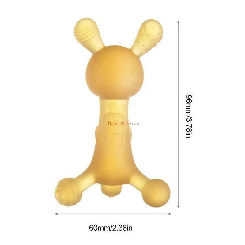 U50f Silicone TEETHING GIOCHIO BAMBINO STRUMENTO NURE ALLA NURE ALLA MAGUAMENTO