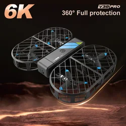 New V38 Mini Drone With Wide Angle HD 6K Camera Wifi FPV Remote Control Helicopter Height Hold Foldable RC Quadcopter Toys Gift