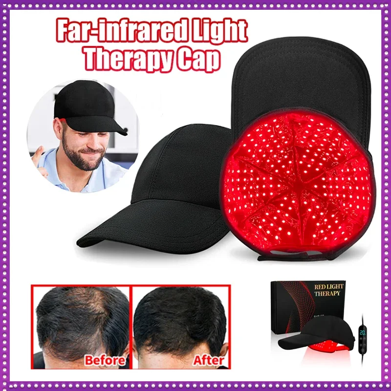 Red Light Therapy Device Hat Near Infrared 180LED Treatment Helmet for Hair Growth Cap Prevant Loss Head Relaxation Relief Scalp