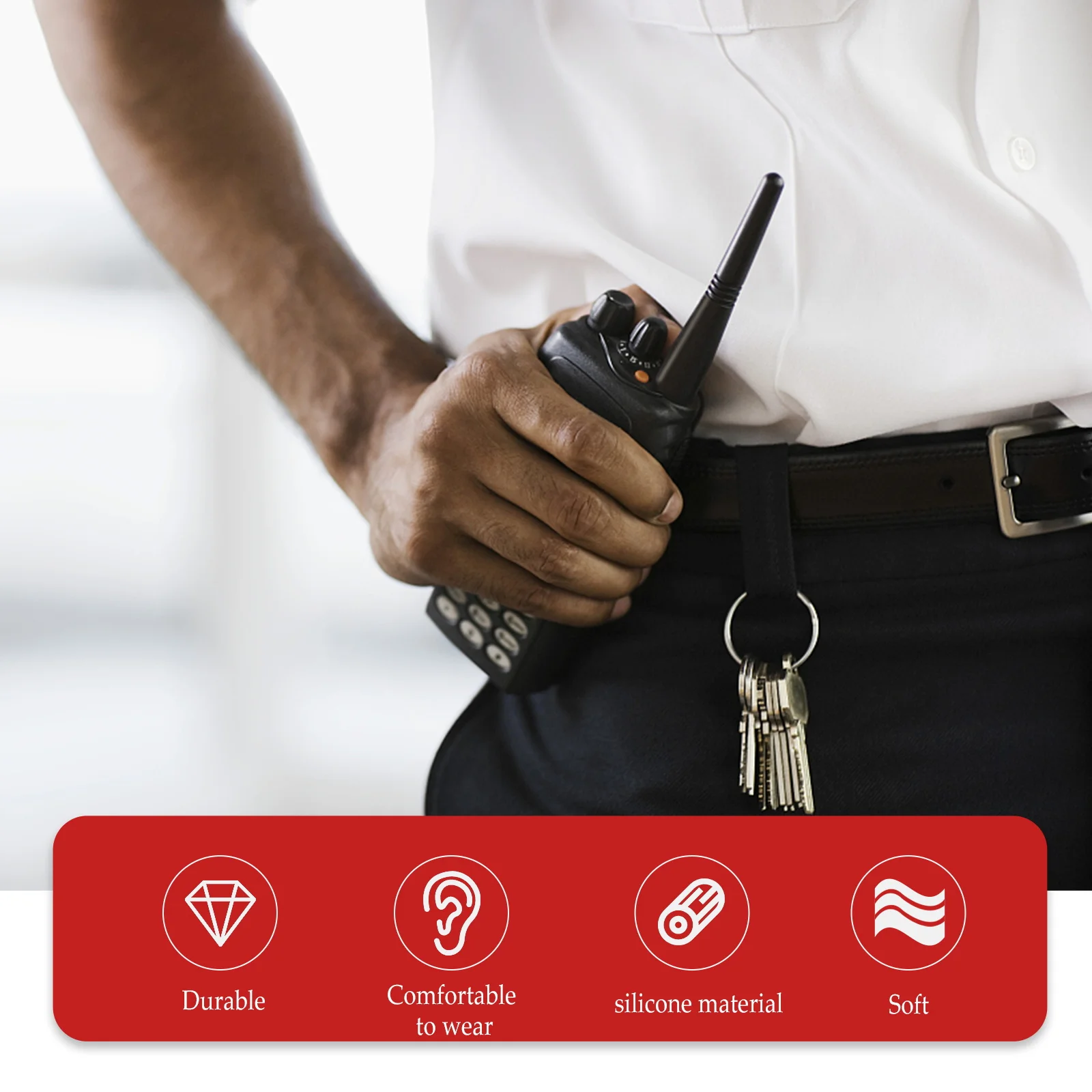 

2 пары силиконовых форм для ушей, мягкая эластичная вставка для наушников, сменная вставка для рации, акустическая катушка, трубка, аудиоборы