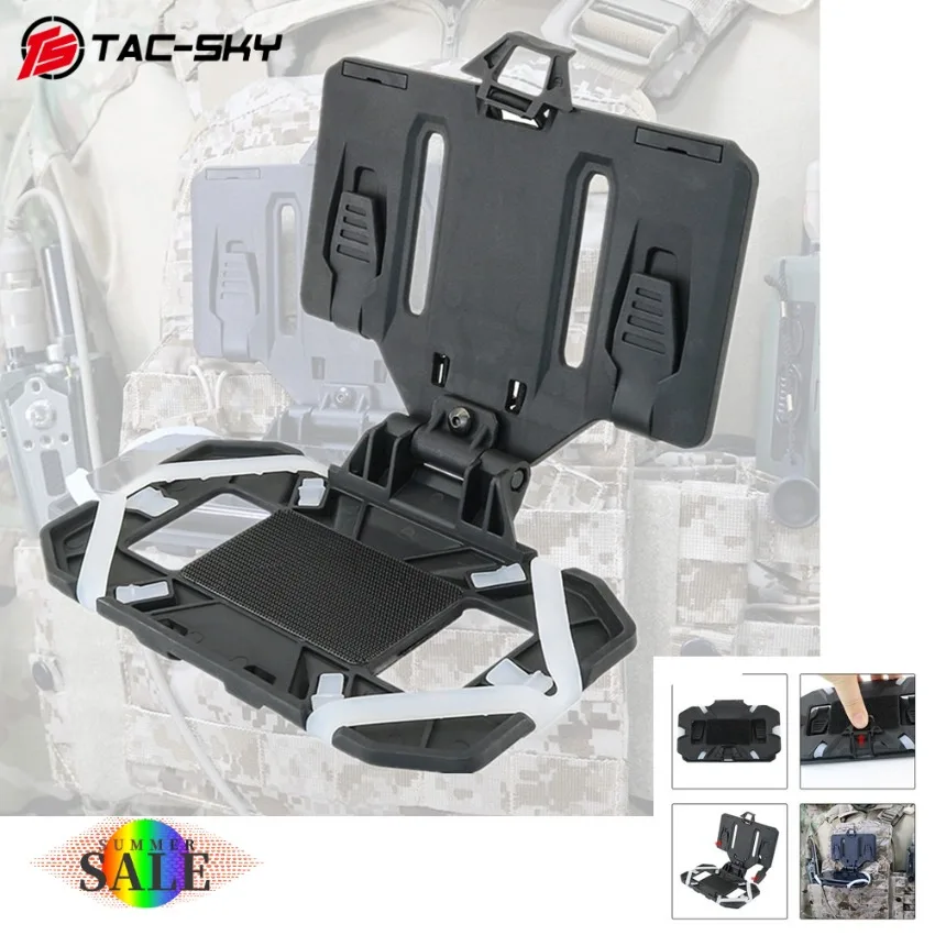 TS TAC-SKY Chest Phone Holder Adapter for Tactical Shooting Fishing Weeding Outdoor Activities