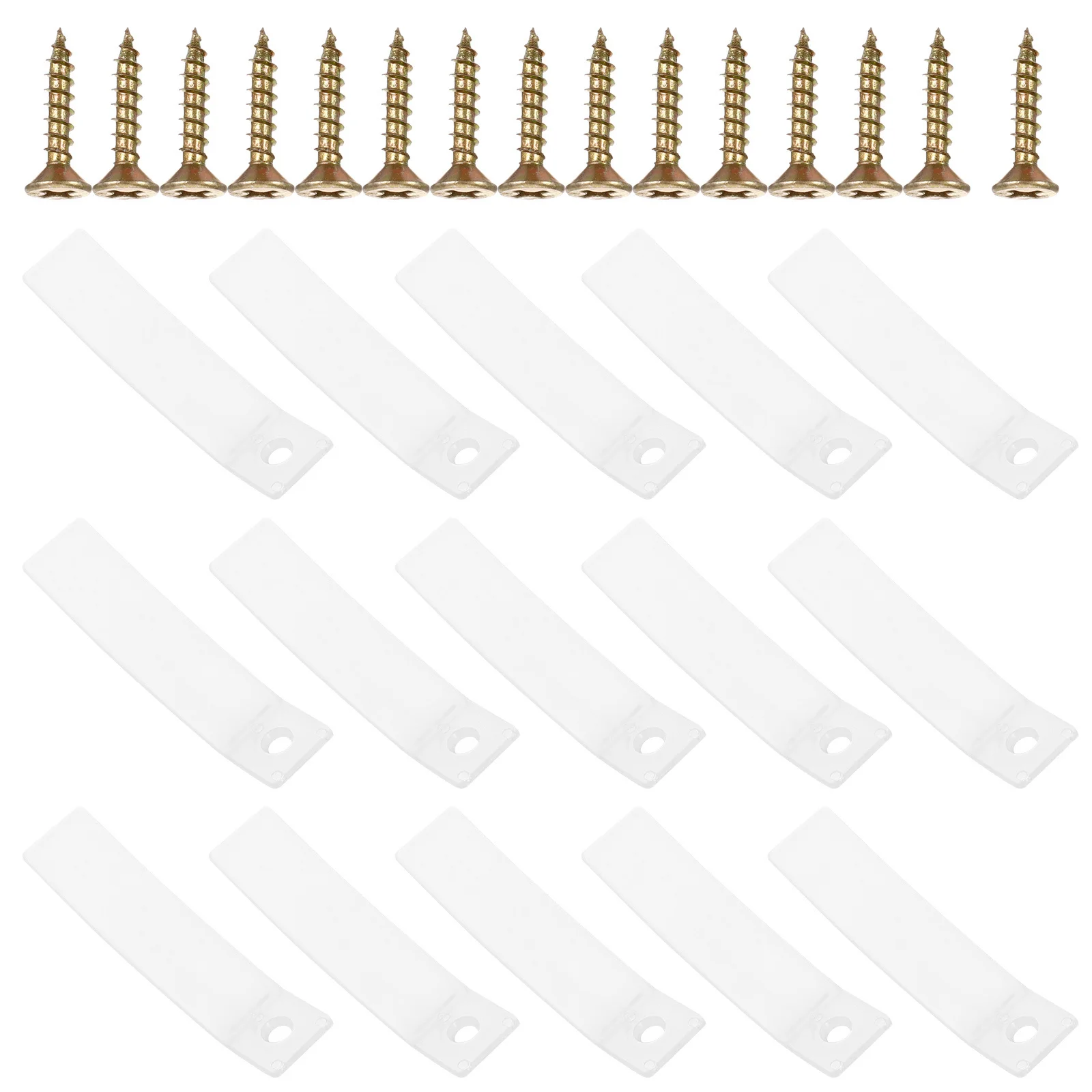 مجموعة واحدة من محددات الأدراج الشفافة المضادة للانزلاق سدادة آمنة لأدراج خزانة الملابس ومسامير توقف درج التدقيق للأطفال #5