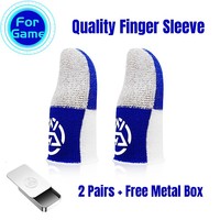 New High Quality Game Finger Sleeve Nightlight Warrior Esports Breathable and Sensitive Touch Screen Sleeves For PUBG
