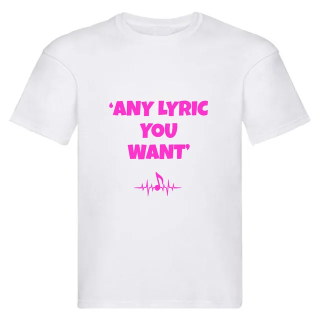 The Verve Pipe KID'S T Shirt tee LYRIC gift custom MUSIC pink