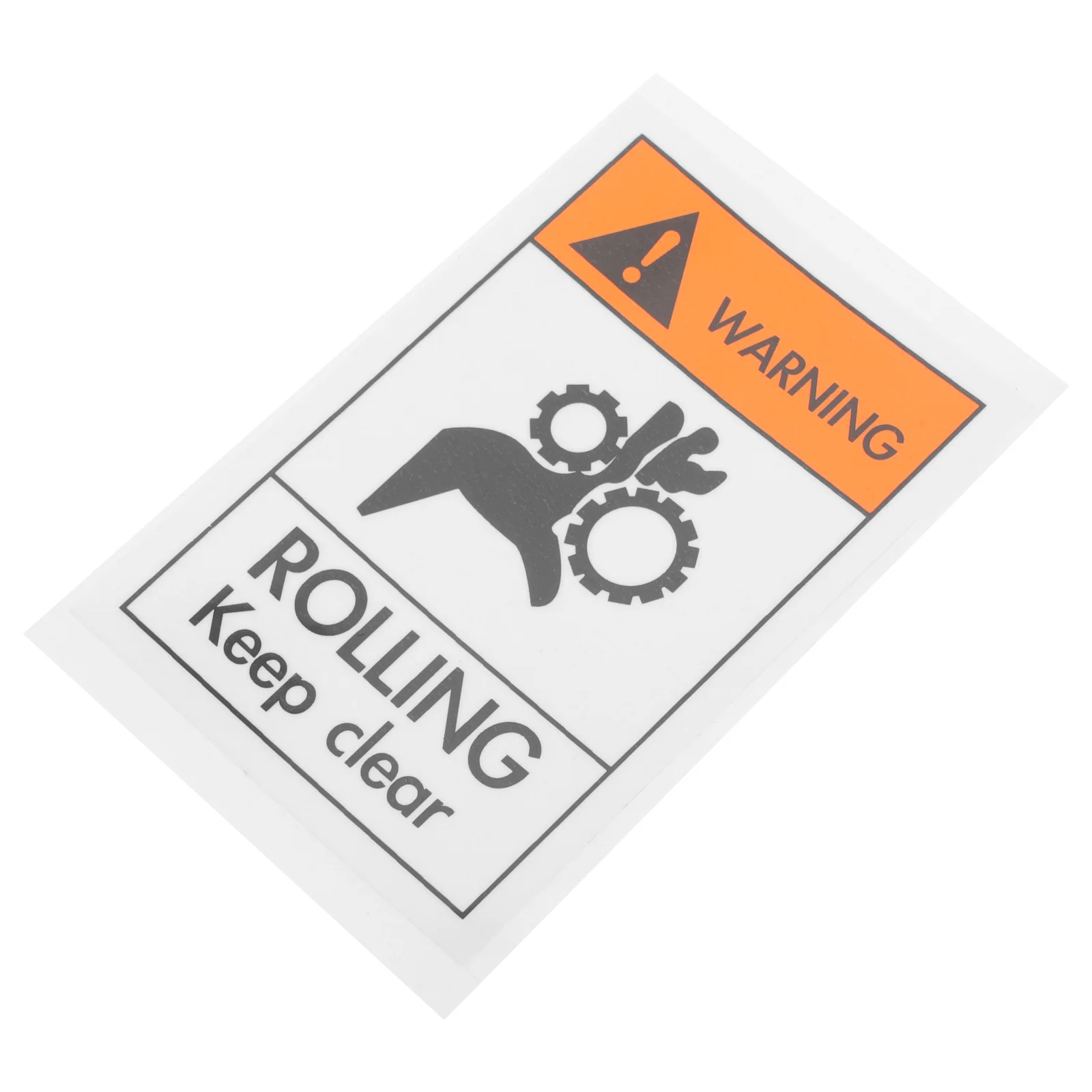 Industrial Safety Warning Stickers 8 Pieces Scratch Resistant High Visibility Danger Signs for Machinery Guarding Areas Hands