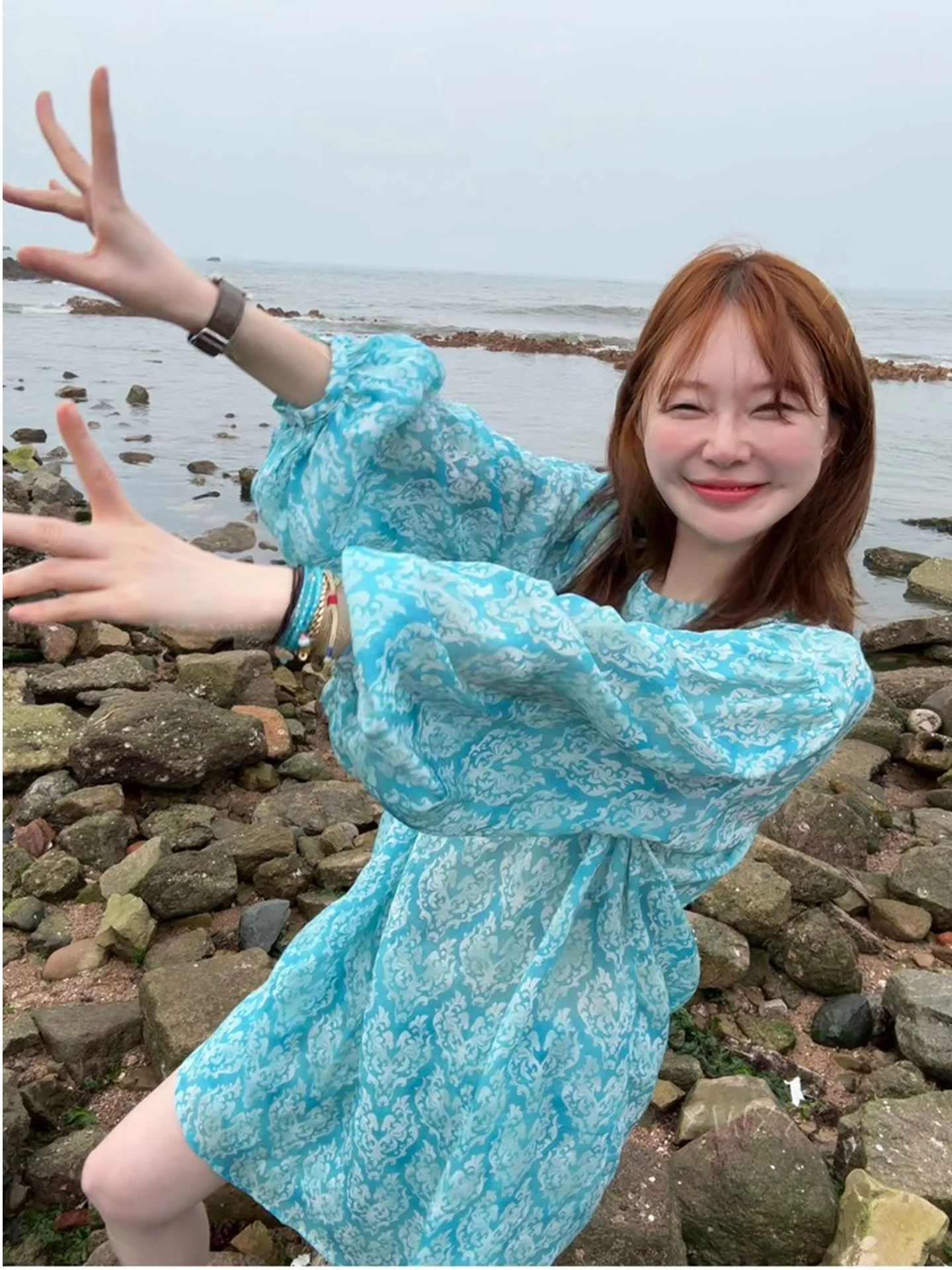 

plus Size Summer New Ice Mint Light Weight Back Drawstring Doll Shirt Shorts Set Women's Fashion Loose Fit High Waist Short P...