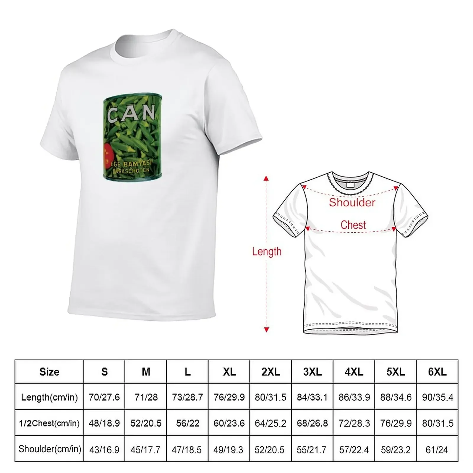 Can Ege Bamyasi Art T-Shirt graphics sweat T-shirts for men cotton