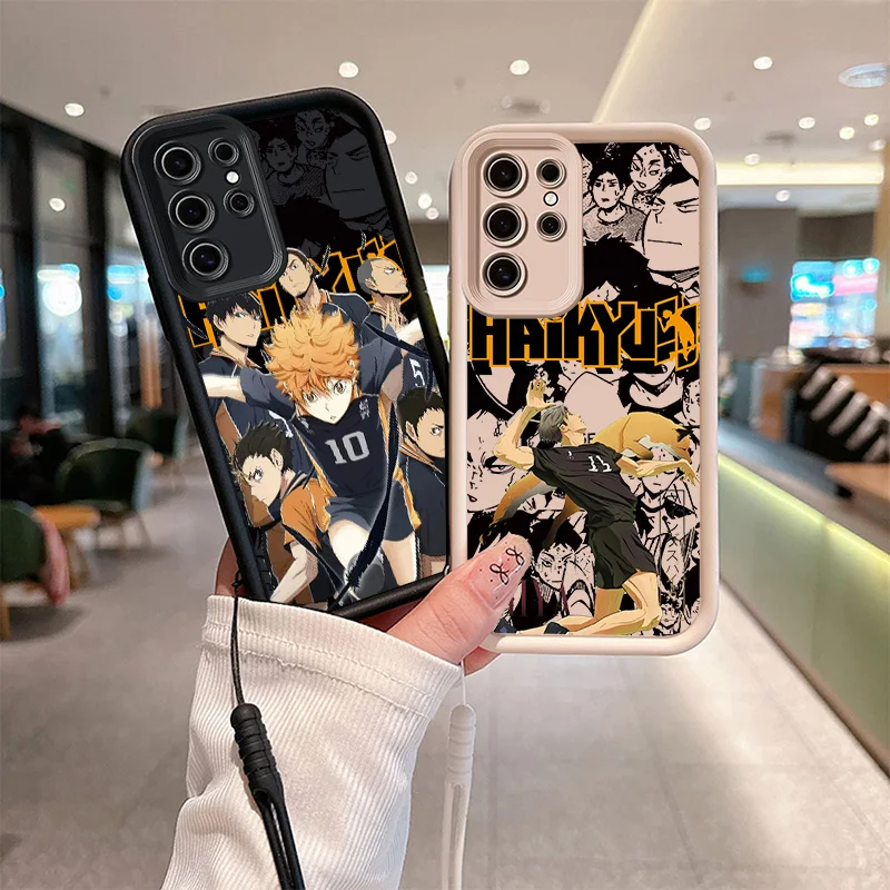 Haikyuu Shoyo Hinata For Xiaomi Redmi 13C 12C 10A 10C 9T 9A 9C Note 13 12 11 10 Pro Plus Eyes Ladder Soft Cover Funda Phone Case