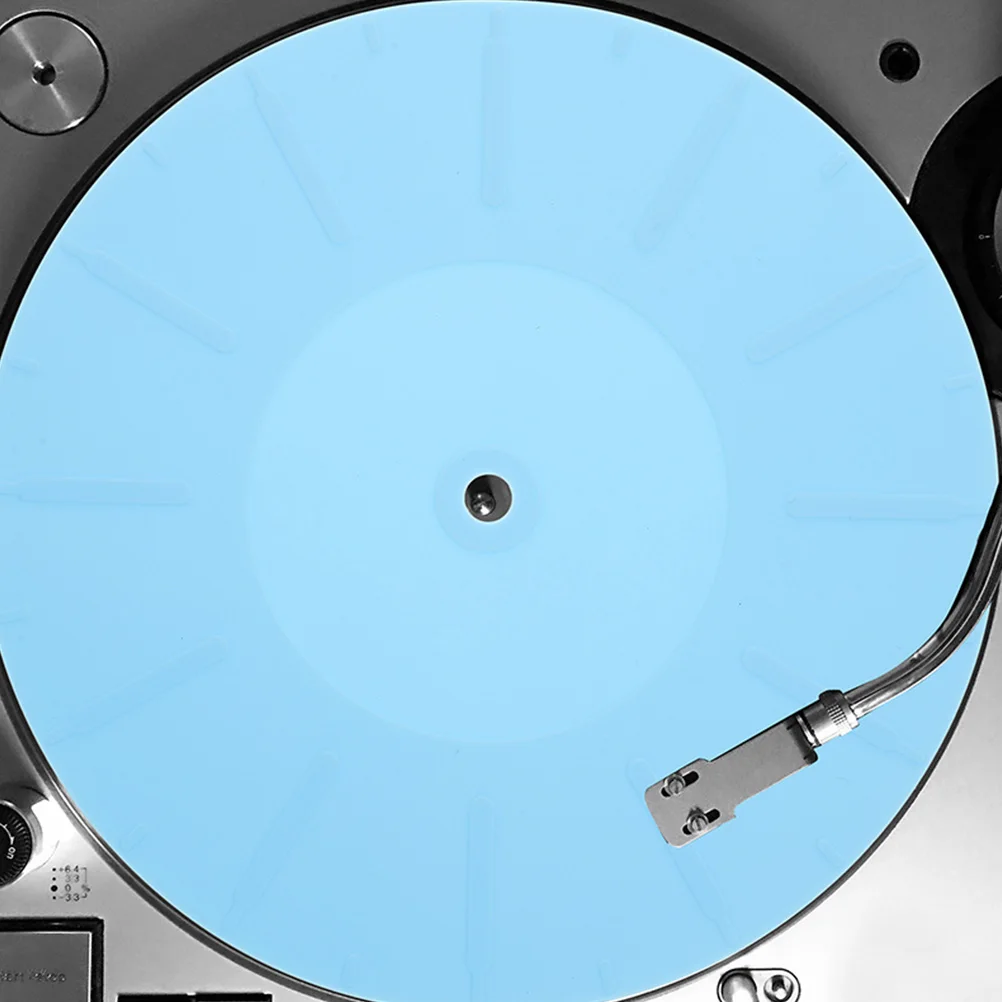 

2 Pcs Record Mat Vinyl Pads Player Slipmat Anti-static Turntable Silica Gel Accessories