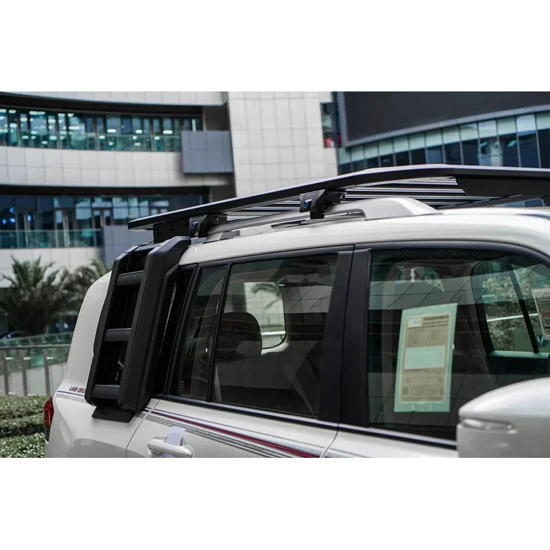 HS high-quality car roof rack, roof platform, side ladder suitable for 300 LC300