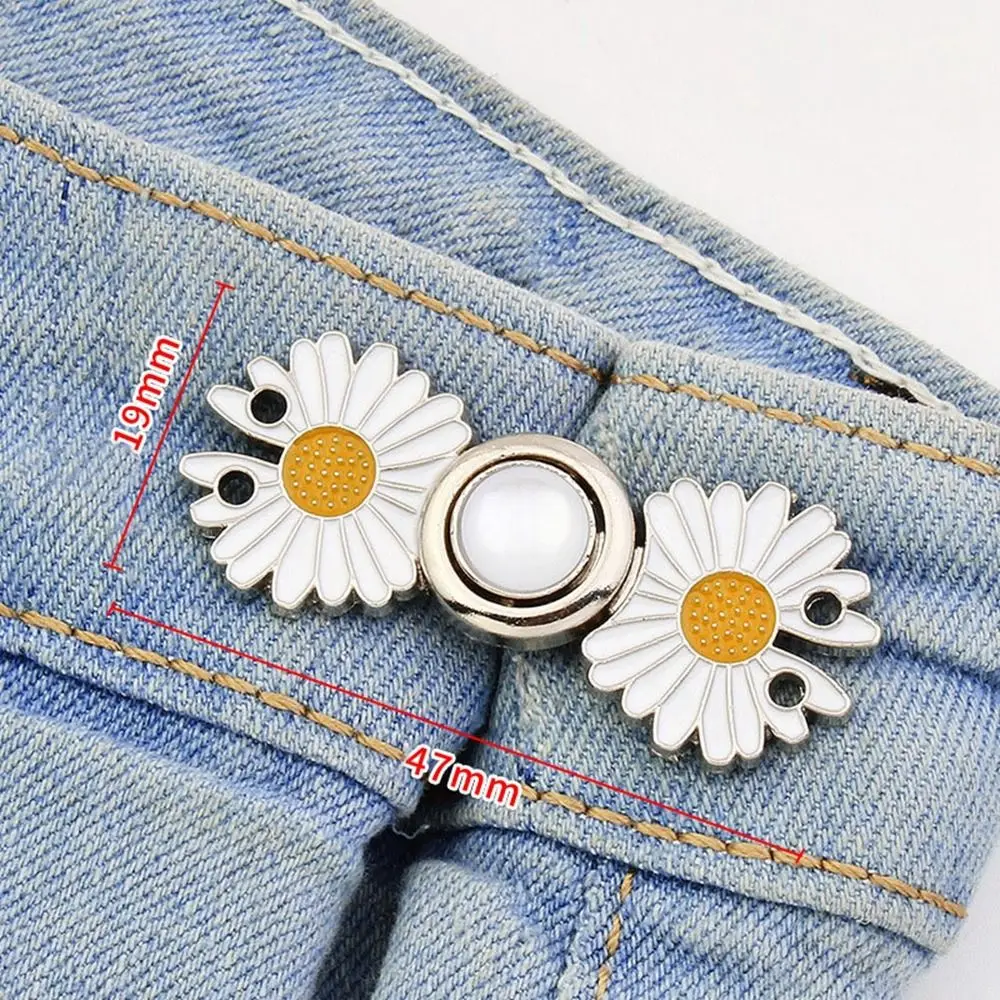 

Clothing Accessories Waist Closing Button Metal Pins Removable Tighten Waist Button Adjustable Jeans Ornaments Waist Clip Women