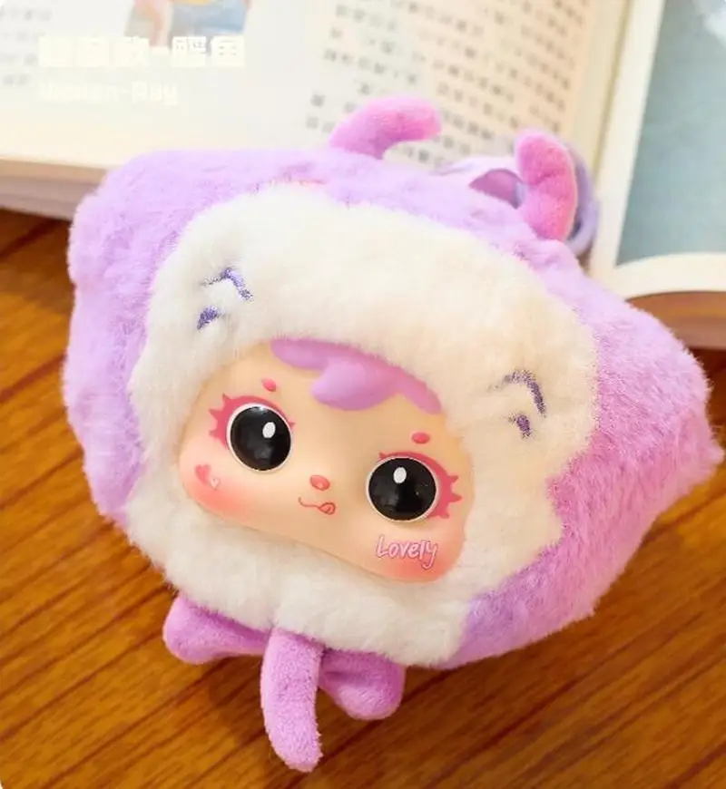 Подлинная серия Samuel Ocean Mobilization, плюшевая подвеска, глухая коробка, милое океанское животное, виниловая плюшевая кукла, сумка, подвеска, аксессуары, подарок