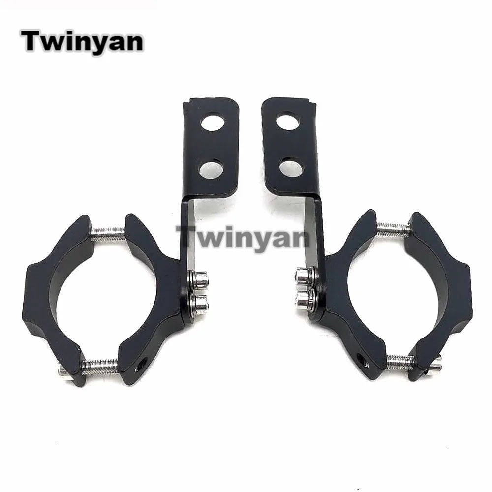 دراجة نارية الضباب ضوء جبل الأضواء حامل تحطم بار أضواء دعم نقل المشابك شوكة أنبوب جبل بدوره إشارة قوس