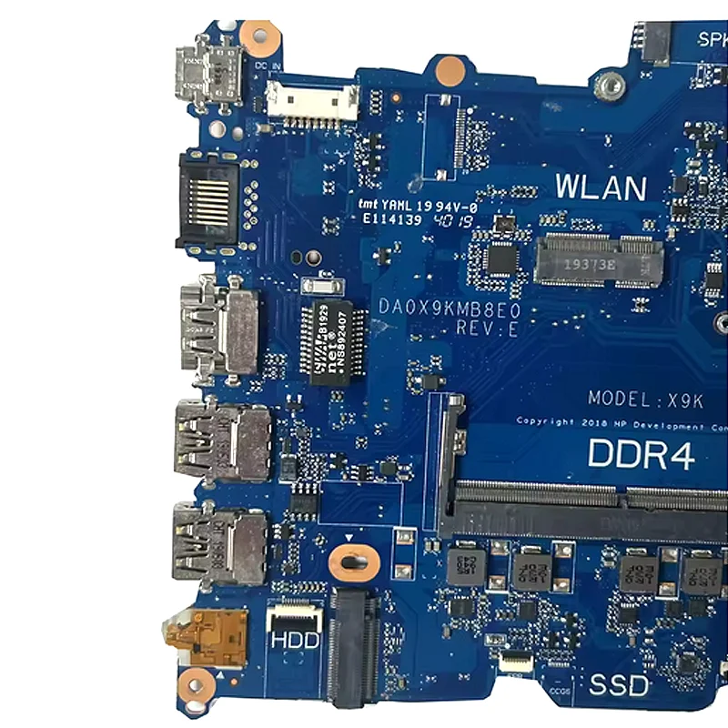 

DA0X9KMB8E0 DA0X9KMB8D0 для ноутбука HP Probook 455R G6, материнская плата с процессором R3 R5 R7 L58789-601 L52215-601 X9K, 100% рабочая.