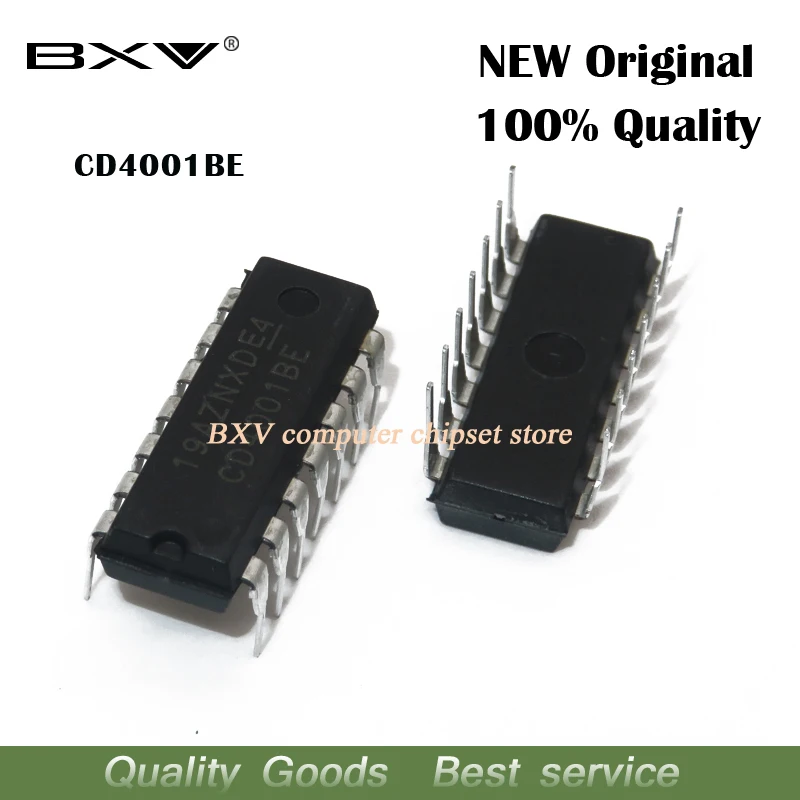 10PCS CD4001BE DIP1…