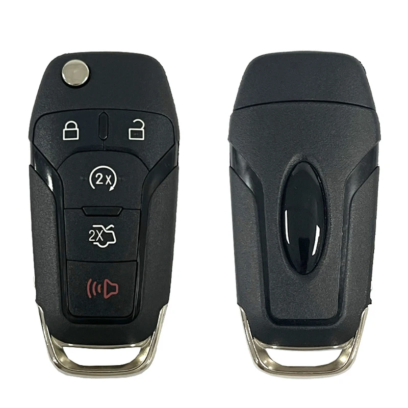 CN018157 Aftermarket 5 Button Flip Remote Key 434Mhz 49 Chip FCC N5F-A08TBLP Auto Start For Ford F 150 F 250 F Series 2023-2024