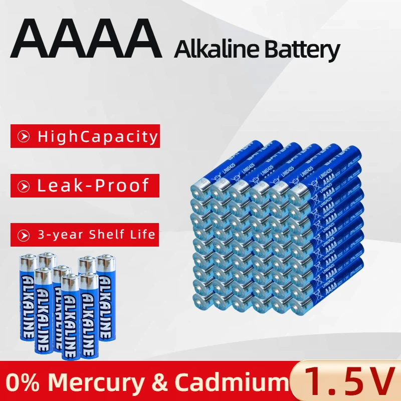 

1.5V AAAA LR8D425 Alkaline Battery Long Lasting For Laser Stylus Pen Glucose Meter Electronic Toys Small Devices