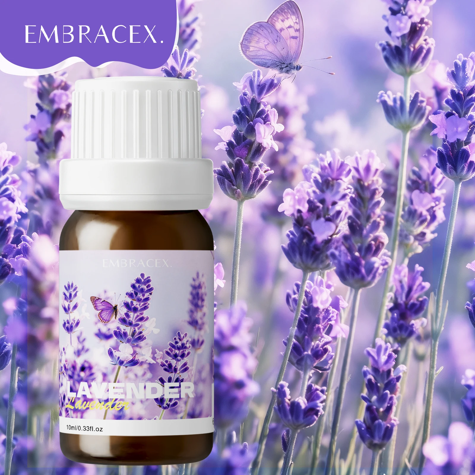 10 ml Lavendel-Ätherisches Öl, natürliche ätherische Öle, Luftbefeuchter, Diffusor, Auto-Lufterfrischer, Geschenk, Aromatherapie-Öl, Kerzenherstellung