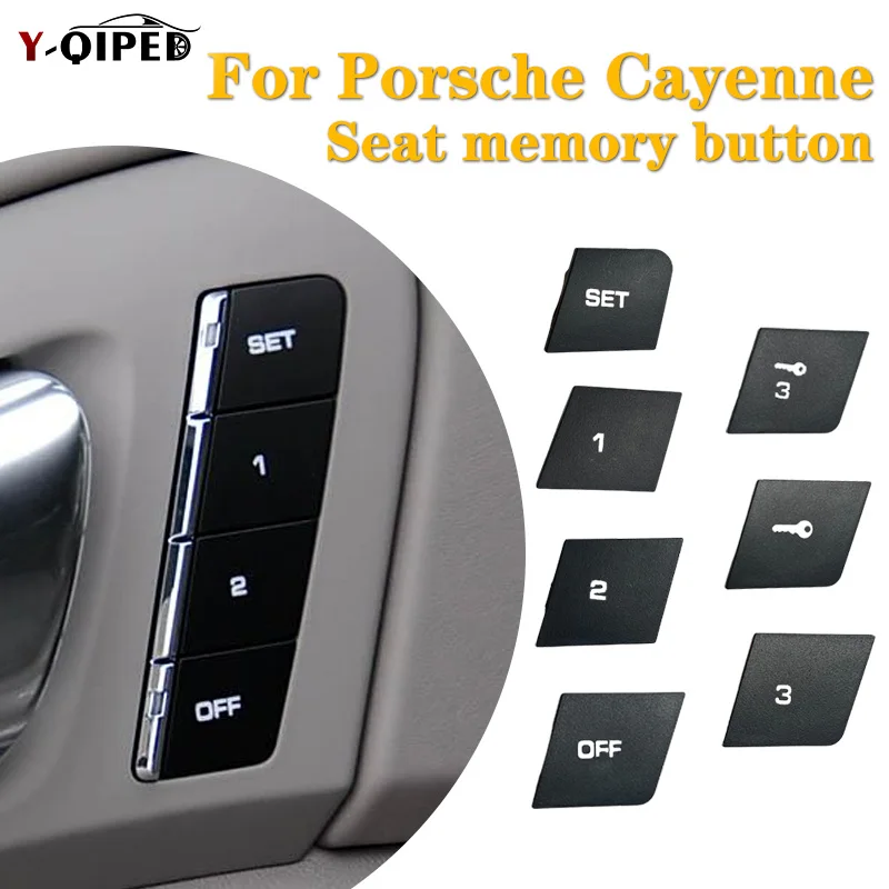 

Suitable for Porsche Cayenne seat memory button main control and passenger control to set seat function SET OFF 2011-2017