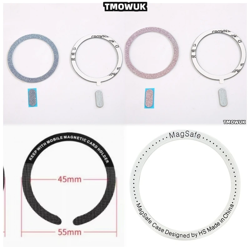 

For HUAWEI Mate 30 40 50 60 70 X3 X5 P40 P30 Pro RS Nova 9 For Magsafe, Magnetic Ring Sticker Enhances Charging.