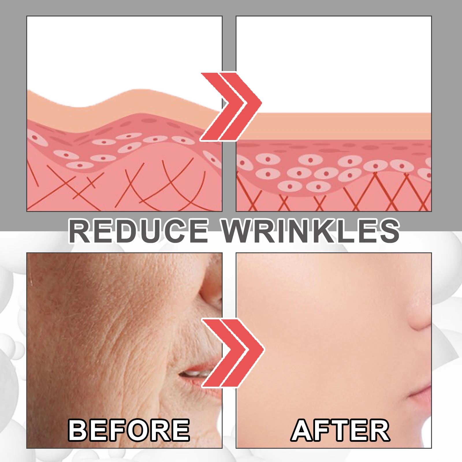 Collagen Face Cream Anti Aging Wrinkle Reduction Moisturizer for Women Firming & Lifting Cream to Brighten Skin Ton 30ml image 3
