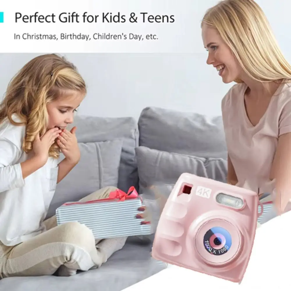 Foto's maken Mini Kindercamera Slr Speelgoed Kleine kinderen Mini Digitale Camera HD Selfie HD Camera Speelgoed Buitenfotografie
