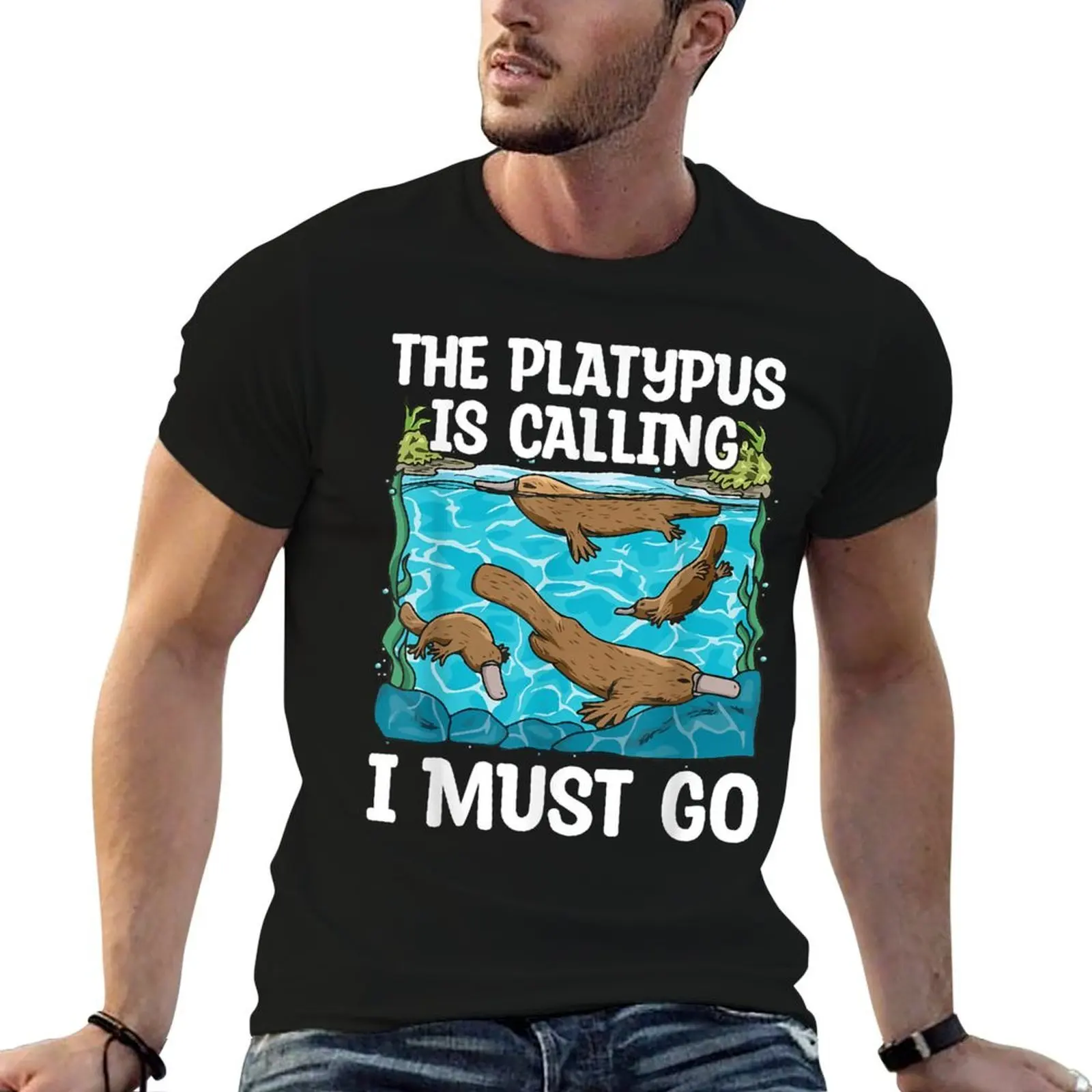 

Cute Platypus Monotreme Design for a Platypus Nerd T-Shirt funny t shirts cotton men t shirt cotton 100% T-Shirt