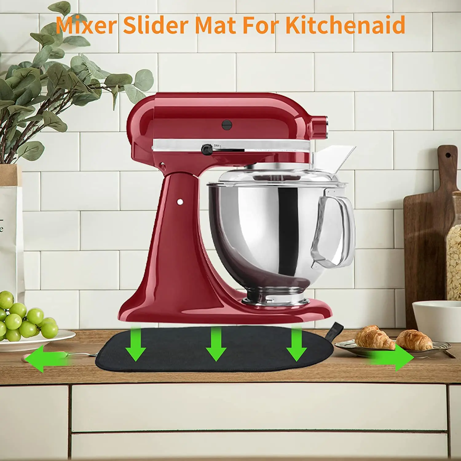 Sliding pad for KitchenAid vertical mixer for small household appliances Chef machine anti sliding pad Mobile pad 1PC