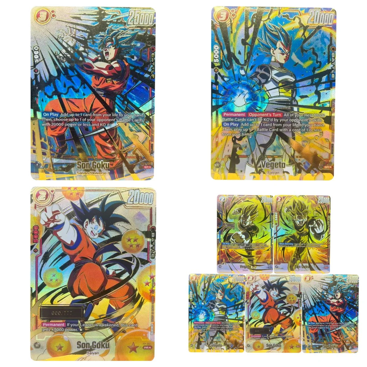 Dragon Ball DIY hot stamping Collection Cards Son Goku Frieza Broli Promo Card  Self Made Game Anime Cards Gift Toy